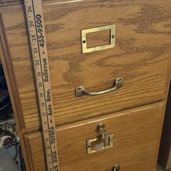 2 Drawer Wood Dining Cabinet 