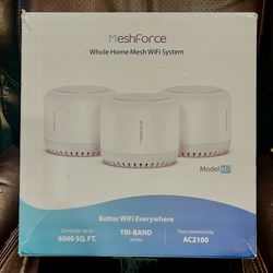 Like New, Meshforce M7 Whole Home Mesh WiFi System
