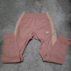 Nike AF1 Woven Snap Jogger Pants Red Stardust