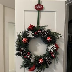 Wreath For Front Door  + Hanger