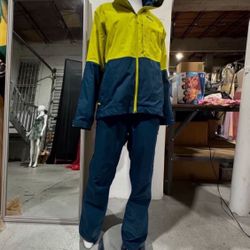 [PERFECT FOR HOLIDAY GIFT] Patagonia Untracked Mens Small Recco Adventure JACKET PANTS Lime Teal FULL SET