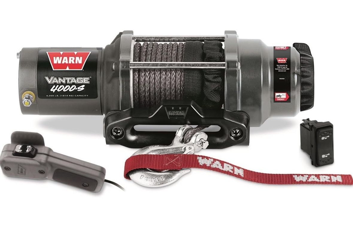 Warn 89041 Vantage 4000-S Winch - 4000 lb. Capacity