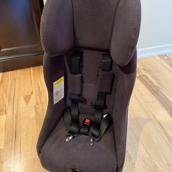 Clek car seat, forward and rear facing