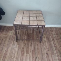 Tile Top End Table