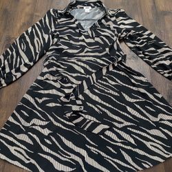 Women’s Black Biege DKNY Dress Size 14 #12