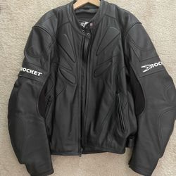 Joe Rocket Motorcycle Leather Jacket Size 50