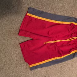 Youth Boys Shorts, Size 6 Chiefs Colors