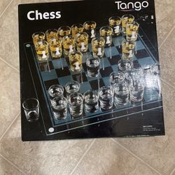New Chess Shot Glass Game Board