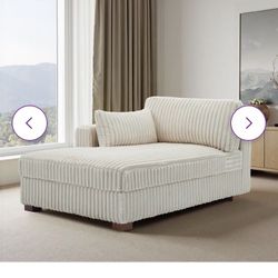 NEW Bentura Upholstered Chaise Lounge - Free Delivery 