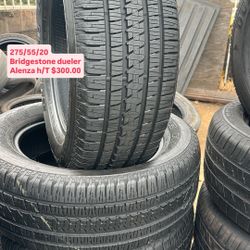 275/55/20 Bridgestone DUELER Alenza H/T Semi New All Four 98 % TREAD LIFE | ❗Ask For Availability / Pregunta Por Disponibilidad ❗|
