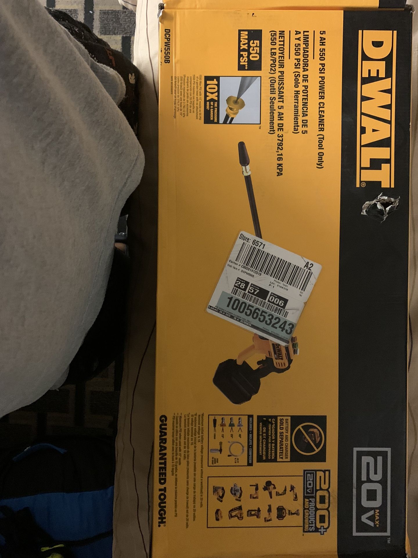 Dewalt Pressure Washer Brand New (Cordless)