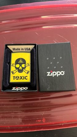 Zippo Toxic Black Matte Lighter