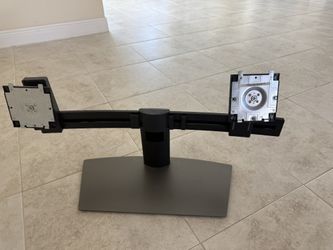 Dell Dual Monitor Adjustable Stand - Up To 27 In Monitor