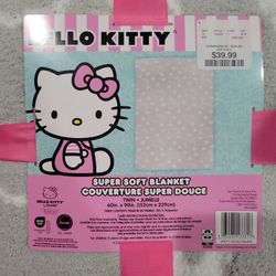 New Hello Kitty Super Soft Blanket 