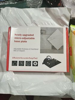 Newly Upgraded Micro-Adjustable Base Plate for Tile Chamfering