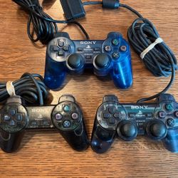Legit Sony PS2 Playstation 2 SCPH-10010 SCPH-1080 transparent controllers OEM TESTED