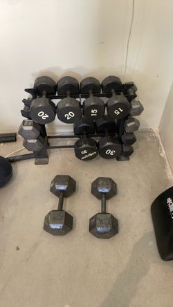 Dumbbell Set w/Rack