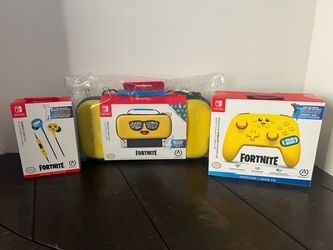 New Nintendo Switch Fortnite Peely Remote Headphones Case