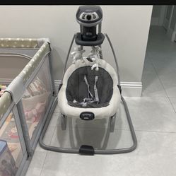 Baby Swing Mint Condition Fit In Small Area 