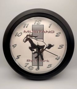 Ford Mustang - Phil Clark “Body By Clark” 9” Wall Clock/Owned By Clark Estate