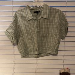 Plaid Crop Top 