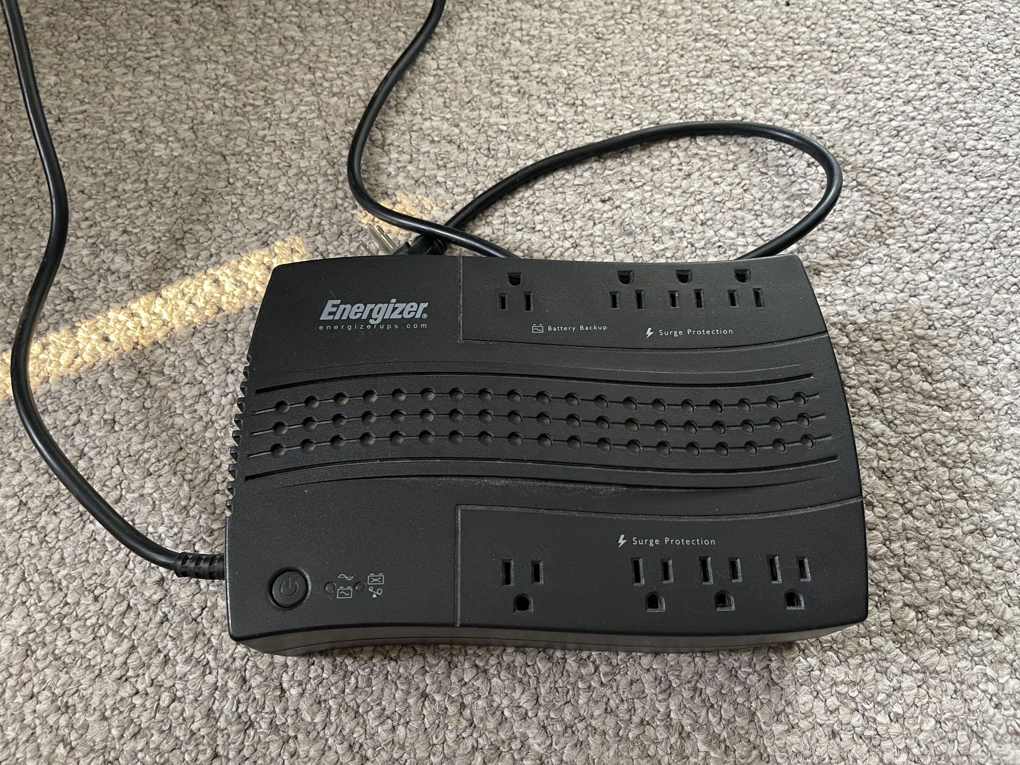 ENERGIZER BATTERY BACKUP & SURGE PROTECTOR ER-HM450