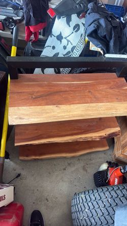 Beautiful wood shelves