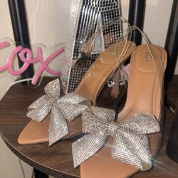 Sparkly bow Heels 