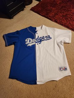 LA Dodgers Majestic Split Baseball Jersey