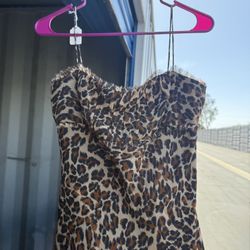 ABS Vintage Cheetah Dress