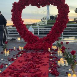 Corazon Rojo Para Propuestas Artificial Red Heart Candles 