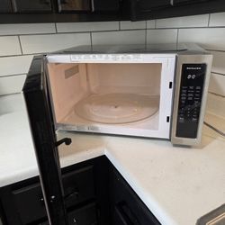 Stainless Steel Kitchenaid Countertop/Built-in Microwave