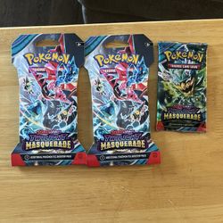 Twilight Masquerade Sleeved Booster Packs and loose Temporal Forces