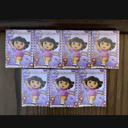 Set Of 7 New Dora the Explorer Mini Playing Cards 