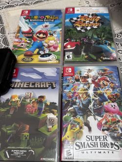 4 NINTENDO SWITCH GAMES 