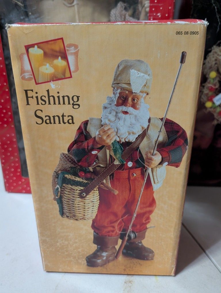 Fishing Santa