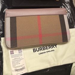 Real Burberry Card Holder
