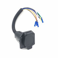 7 Wire To 7 Way RV Trailer Light Custom Plug Wire Harness