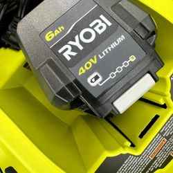 Ryobi Cortacésped inalámbrico de 20 pulgadas 40 voltios con diseño silencioso