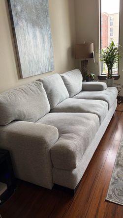 Modern Light Gray Sofa