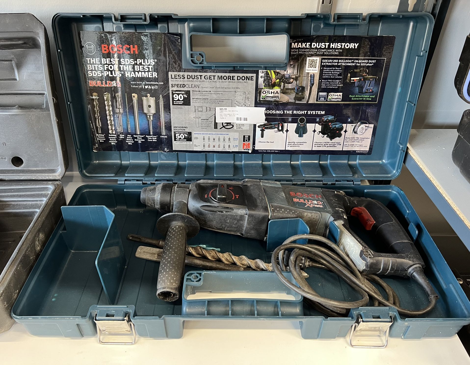 Bosch Hammer Drill 11255vsr bulldog