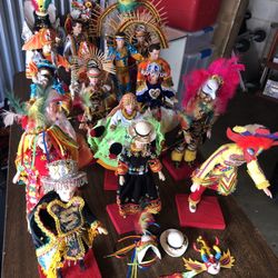 Bolivian Chutas Handmade Dancer Dolls (20)