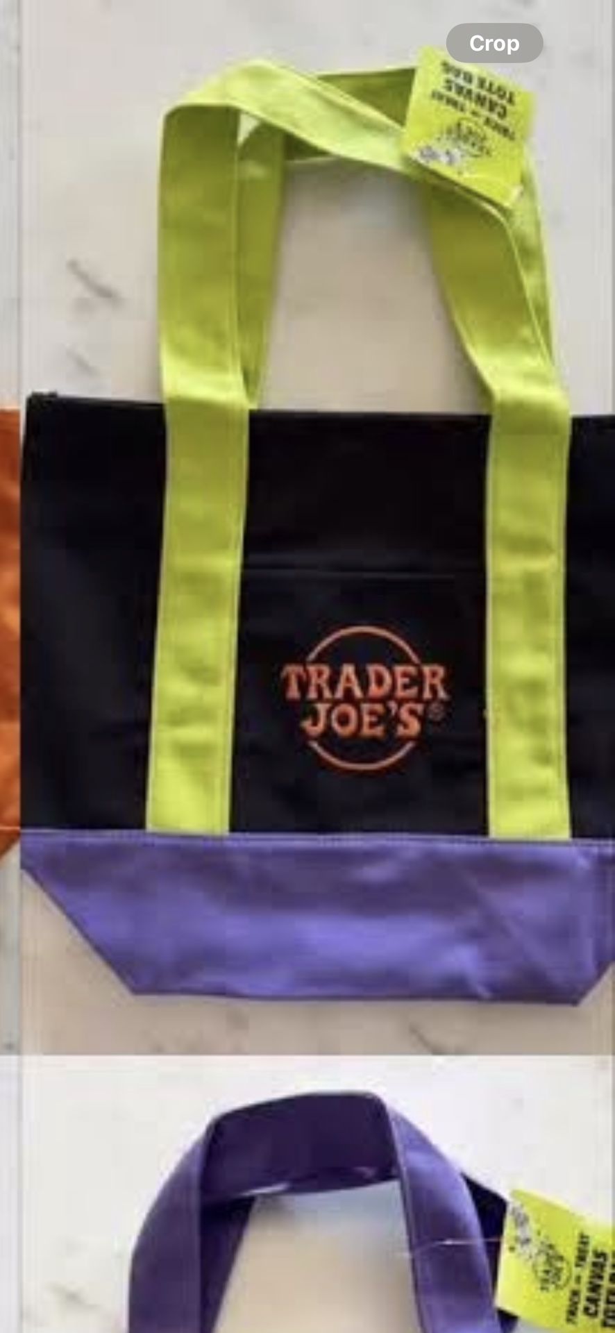 MULTICOLORED Trader Joe’s Mini Halloween Tote Bag