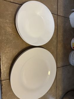 High Quality Glass White Dish Set – 6 Pieces Total