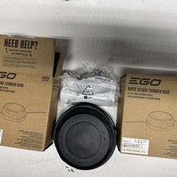 (2) New EGO Rapid Reload Trimmer Head. $30 Each. Must Pick Up