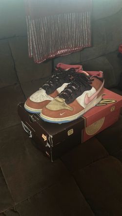 Nike Dunk Mid Chocolate Milk size 10.5 USED with box