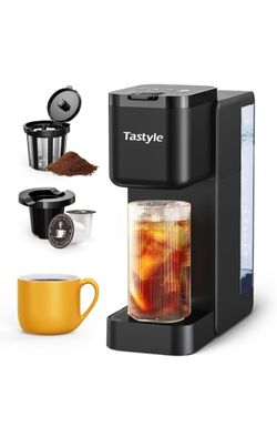 TASTYLE (NEW) Single Serve Hot & Iced Coffee Maker