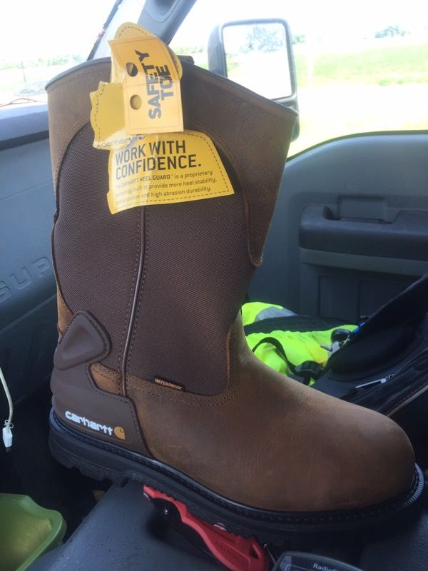 Carhartt steel toe work boots. Size 10 brand new