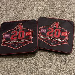 TWO Arizona Diamondbacks Bleacher Cushions