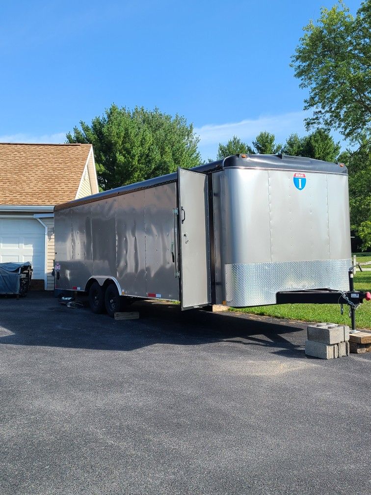 Trailer Car Hauler 24'x8'x7 ' 2022. 1650 Miles, Like New, Sell Directly By Owner